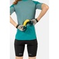 Endura GV500 Gravel Fietsshirt Korte Mouwen Blauw/Groen Dames