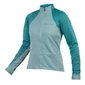 Endura GV500 Gravel Fietsshirt Lange Mouwen Groen Dames