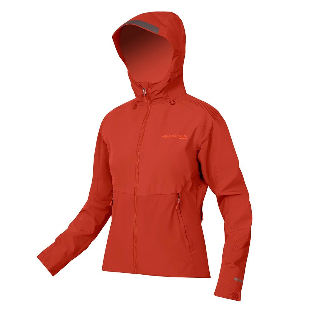Endura MT500 Waterproof MTB Fietsjack Rood Dames