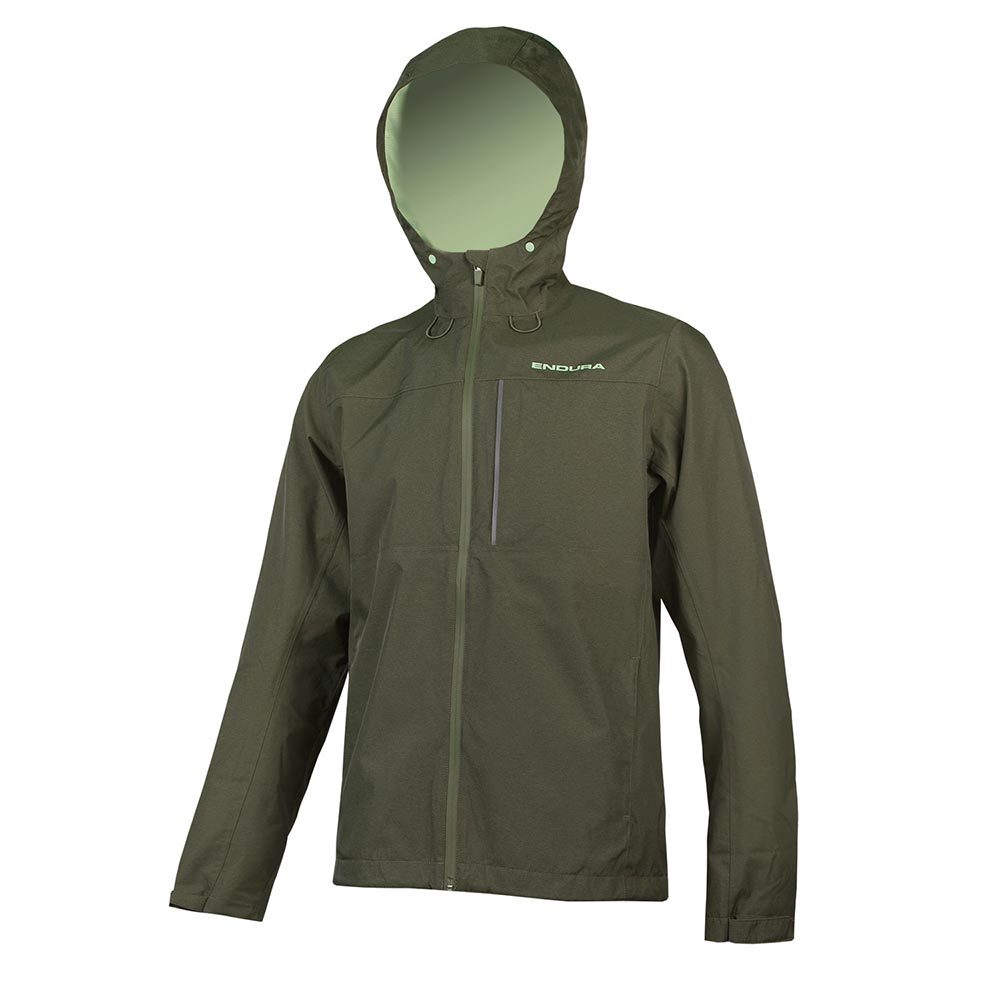 Endura Hummvee WaterProof Hooded MTB Fietsjack Groen Heren