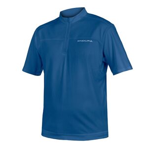 Endura Hummvee II MTB Fietsshirt Korte Mouwen Blauw Heren