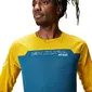 Endura MT500 Burner MTB Fietsshirt Lange Mouwen Blauw/Geel Heren