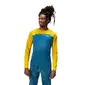 Endura MT500 Burner MTB Fietsshirt Lange Mouwen Blauw/Geel Heren