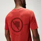 Endura Loop MTB Fietsshirt Korte Mouwen Rood Heren