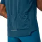 Endura Loop Zipped MTB Fietsshirt Korte Mouwen Blauw Heren