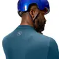 Endura Loop Zipped MTB Fietsshirt Korte Mouwen Blauw Heren