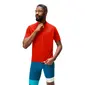 Endura Loop Zipped MTB Fietsshirt Korte Mouwen Rood Heren