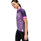 Endura Floral Block FS260 Print Fietsshirt Korte Mouwen Paars/Roze Dames