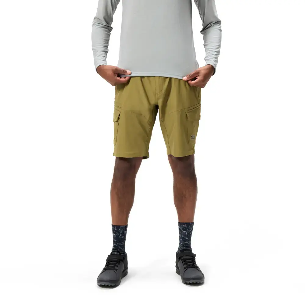 Endura Loop Cargo MTB Fietsbroek Kort met Liner Bruin Heren