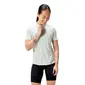 Endura Loop Zipped Fietsshirt Korte Mouwen Grijs Dames
