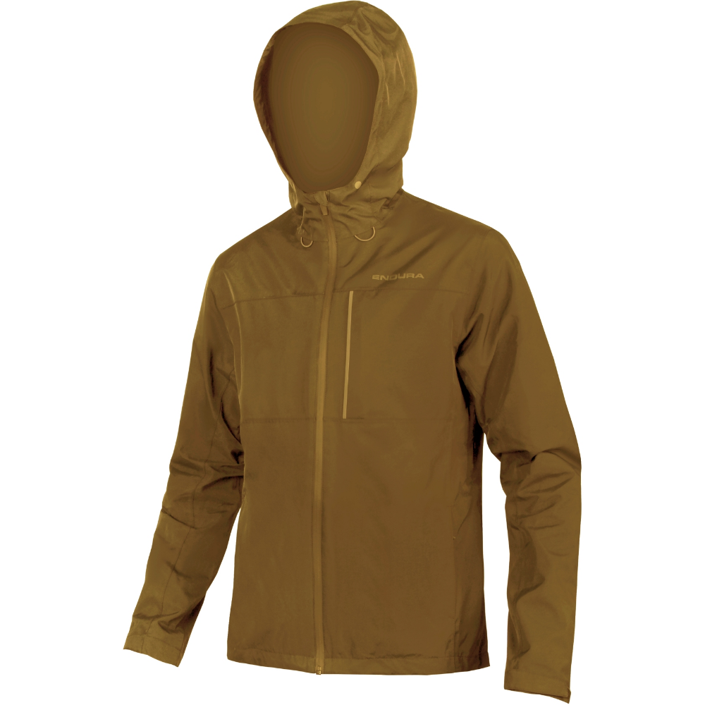 ENDURA Hummvee Waterproof Hooded MTB Fietsjack Bruin Heren