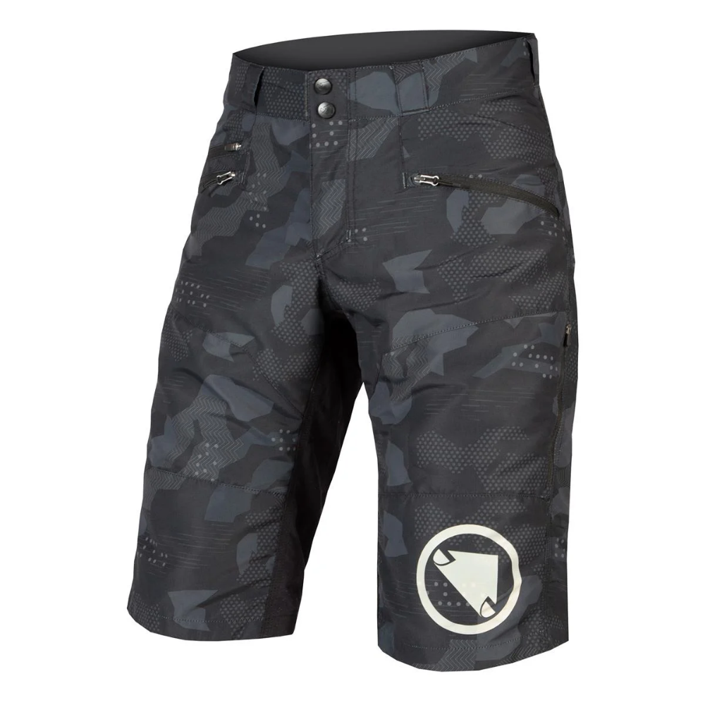 ENDURA Singletrack II MTB Fietsbroek Kort Zwart/Camo Heren