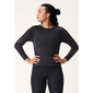 Röhnisch Active Logo Hardloopshirt Lange Mouwen Zwart Dames