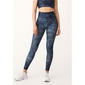 Röhnisch Printed Piping Hardloopbroek Lang Donkerblauw Dames