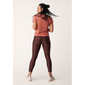 Röhnisch Active Logo Hardloopshirt Korte Mouwen Bruin Dames