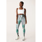 Röhnisch Bay Printed Hardloopbroek Lang Grijs/Groen Dames