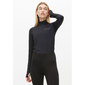 RÖHNISCH Light Thermo Half Zip Hardloopshirt Lange Mouwen Zwart Dames — afbeelding 2