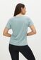 Röhnisch Active Logo Hardloopshirt Korte Mouwen Lichtblauw Dames