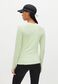 Röhnisch Jacquard Hardloopshirt Lange Mouwen Groen Dames