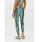 Röhnisch Flattering Curved Printed Hardloopbroek Lang Groen Dames