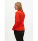 Röhnisch Light Thermo Half Zip Hardloopshirt Lange Mouwen Rood Dames