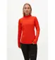 Röhnisch Light Thermo Half Zip Hardloopshirt Lange Mouwen Rood Dames