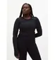Röhnisch Jacquard Hardloopshirt Lange Mouwen Zwart Dames