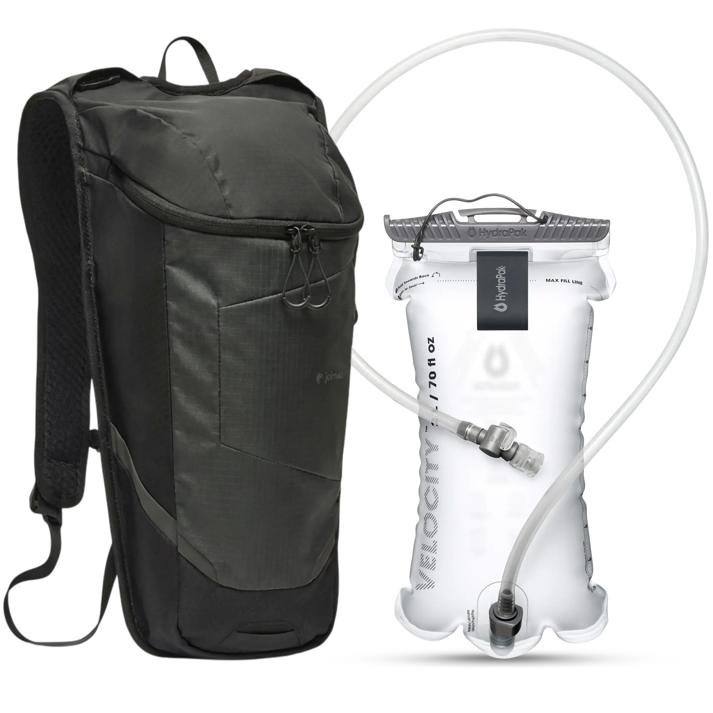 JOIMAA Fietsrugzak Small 7.5L Zwart + drinkreservoir 2L