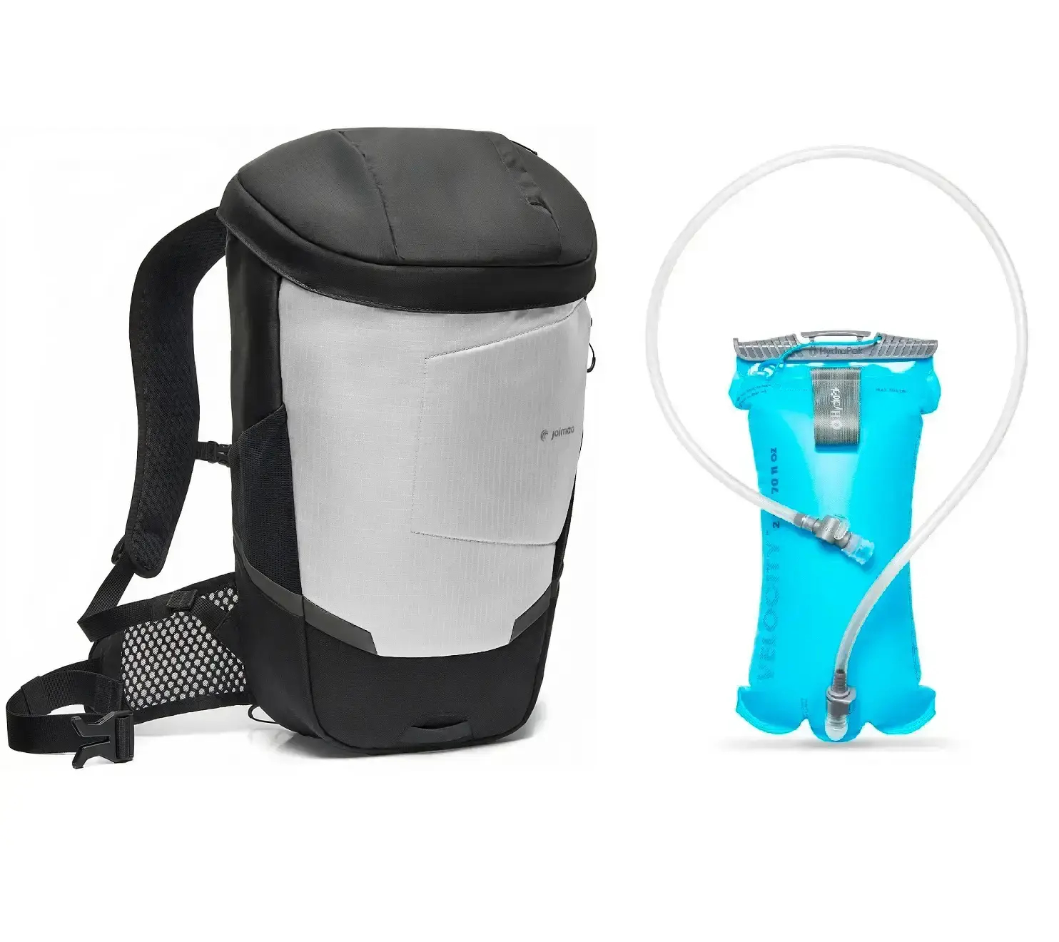 JOIMAA Fietsrugzak Medium 16L Wit + drinkreservoir 2L