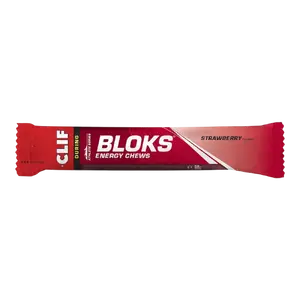 Clif Blok Energy Chew Aardbei 18 stuks