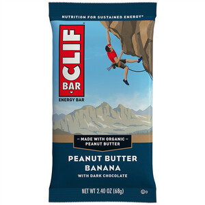 Clif Pindakaas Banaan Pure Chocolade Sportrepen (12 stuks)