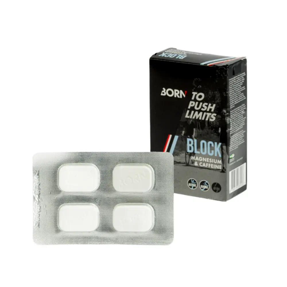 BORN Block Kauwtablet Aardbei/Citroen (16 tabletten)