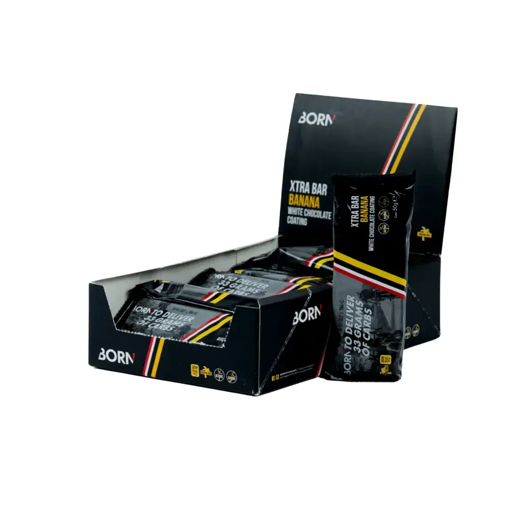 BORN Xtra Sportrepen Banaan/Witte Chocolade 15 stuks