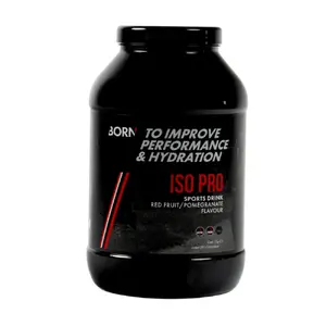 BORN Iso Pro Sportdrank Rood Fruit/Granaatappel 2kg