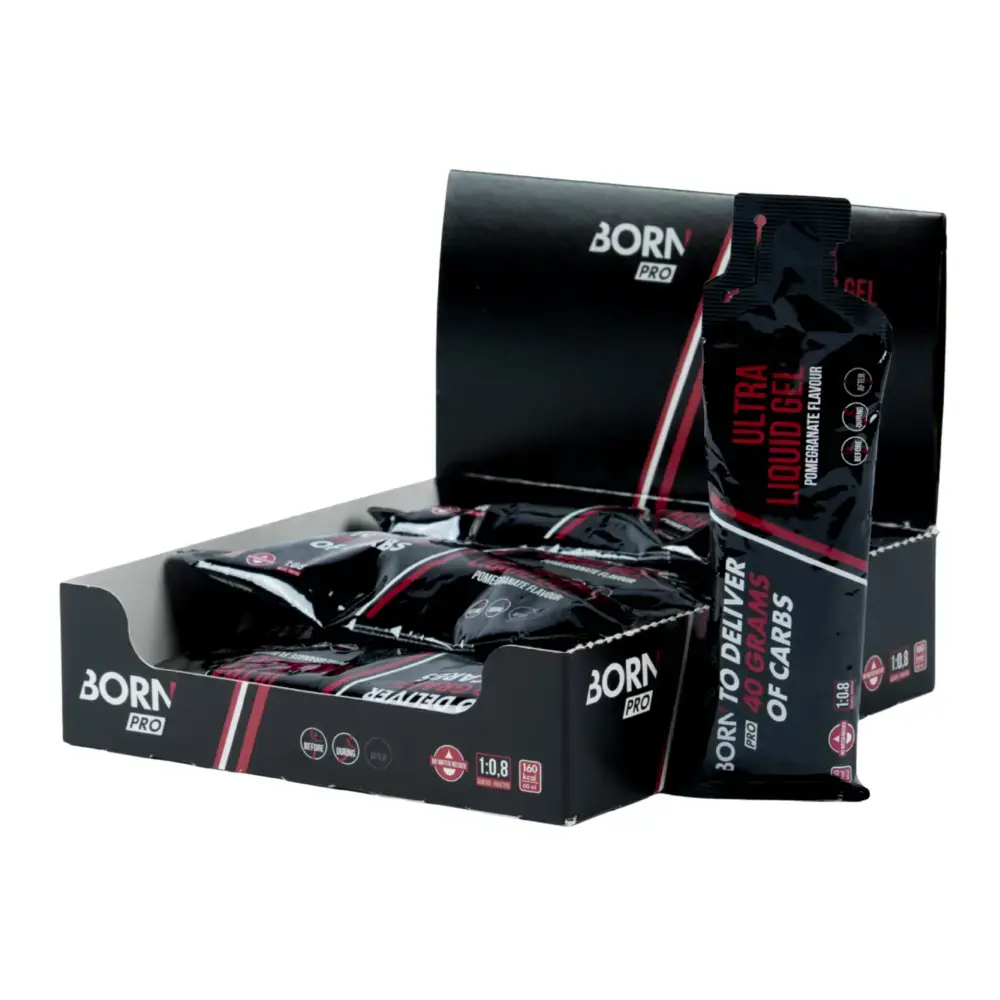 BORN Ultra Liquid Gel Granaatappel 12 stuks