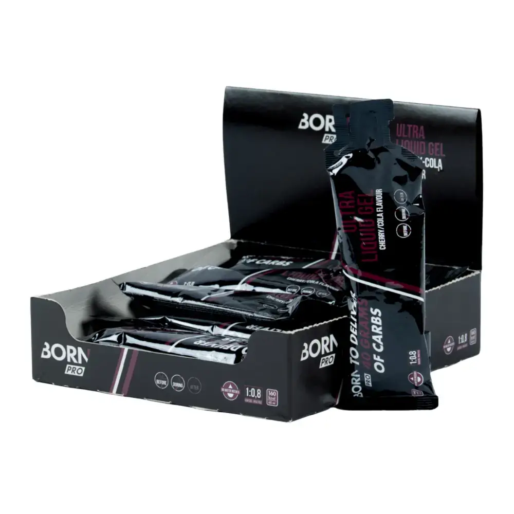 BORN Ultra Liquid Gel Kers/Cola 12 stuks