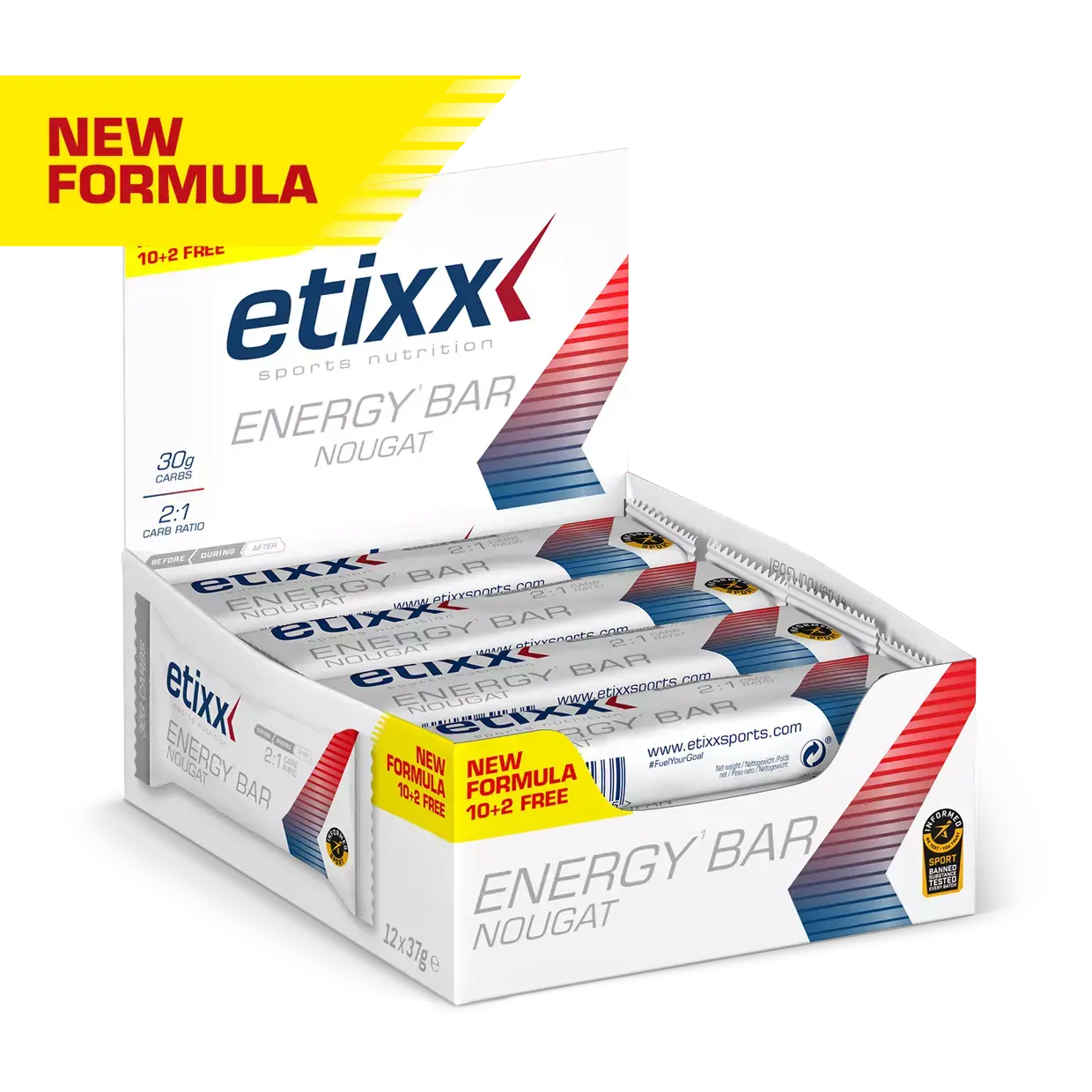 ETIXX Energiereep Marsepein 12 Stuks