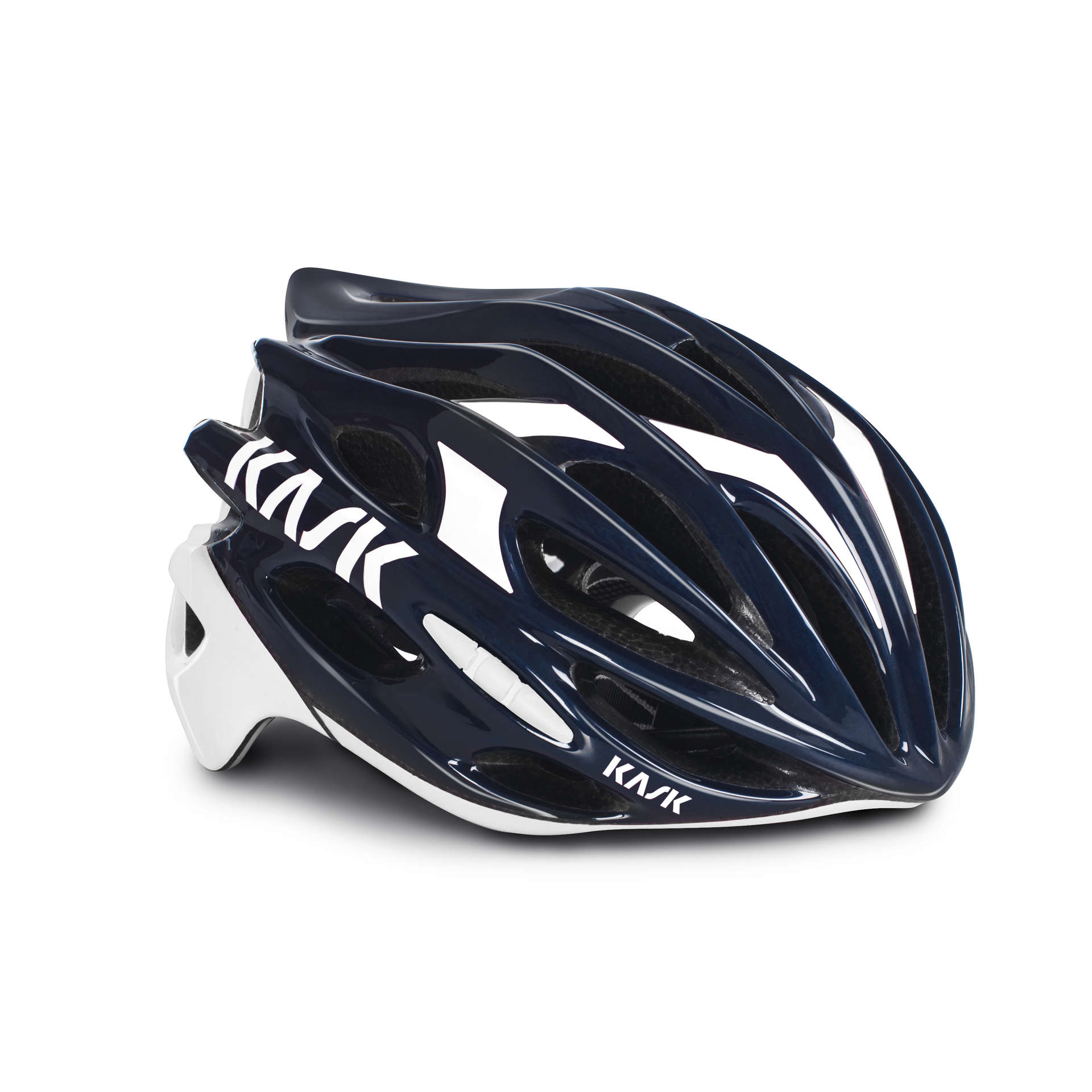 KASK Mojito Race Fietshelm Donkerblauw/Wit