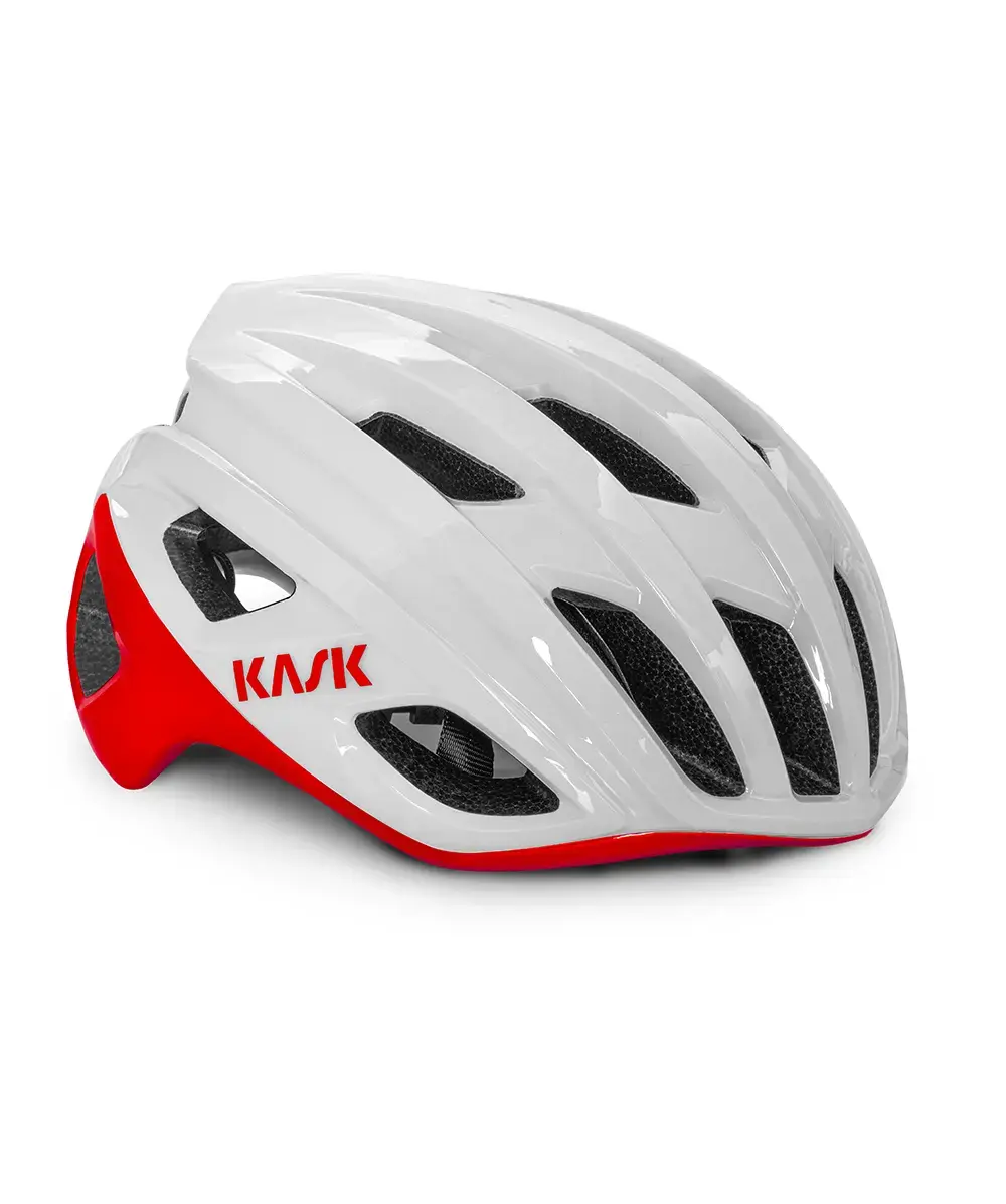 KASK Mojito 3 Race Fietshelm Wit/Rood