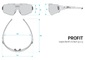Spiuk Profit Sport Zonnebril Zwart met Mirror Red Lens
