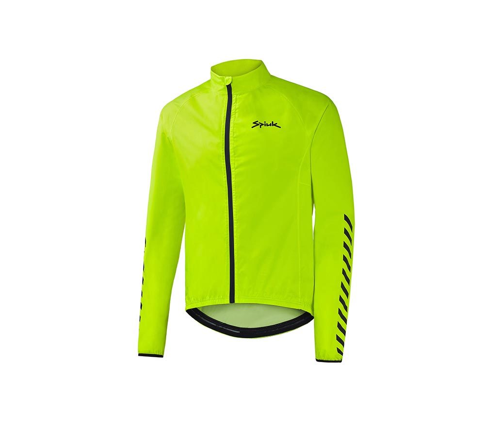 Spiuk Top Ten Raincoat Regenjack HiVis Geel