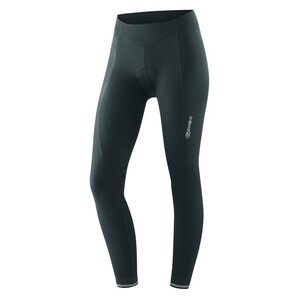 Gonso Sitivo Fietsbroek Lang Zonder Bretels Met Zwart Zeem Zwart Dames
