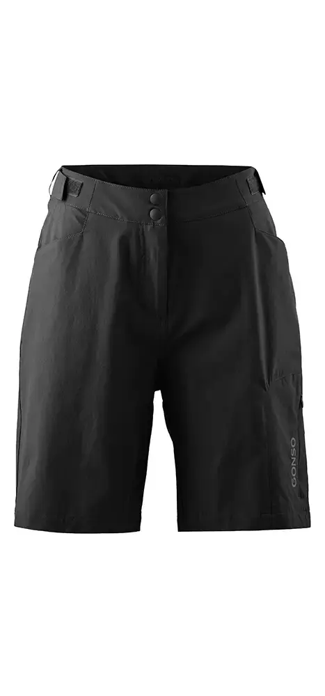 Gonso Adventure MTB Fietsbroek Kort Zwart Dames