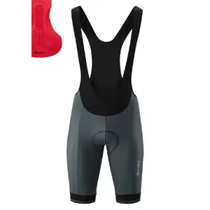 Gonso Sitivo Fietsbroek Kort Grijs/Rood Heren