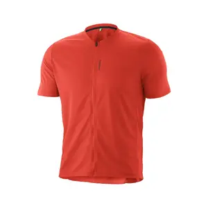 Gonso Sitivo Green Fietsshirt Korte Mouwen Rood Heren
