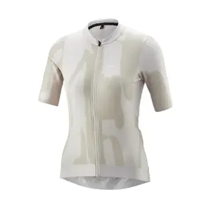 Gonso Road Print Fietsshirt Korte Mouwen Grijs Dames