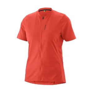 Gonso Sitivo Green Fietsshirt Korte Mouwen Rood Dames