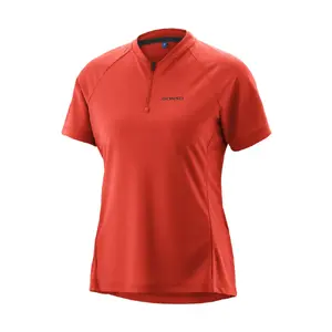 Gonso Sitivo Blue Fietsshirt Korte Mouwen Rood Dames