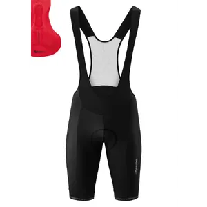 Gonso Sitivo Fietsbroek Kort Zwart/Rood Heren