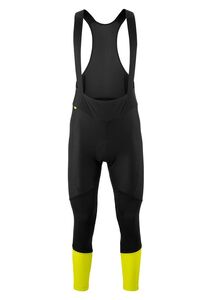 GONSO Essential Softshell Fietsbroek Lang Zwart/Geel Heren